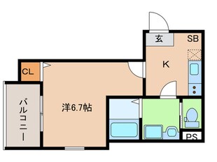 南大阪ミカーサの物件間取画像